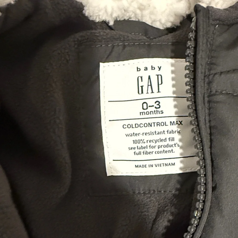 GAP Charcoal Kids One Piece Footie